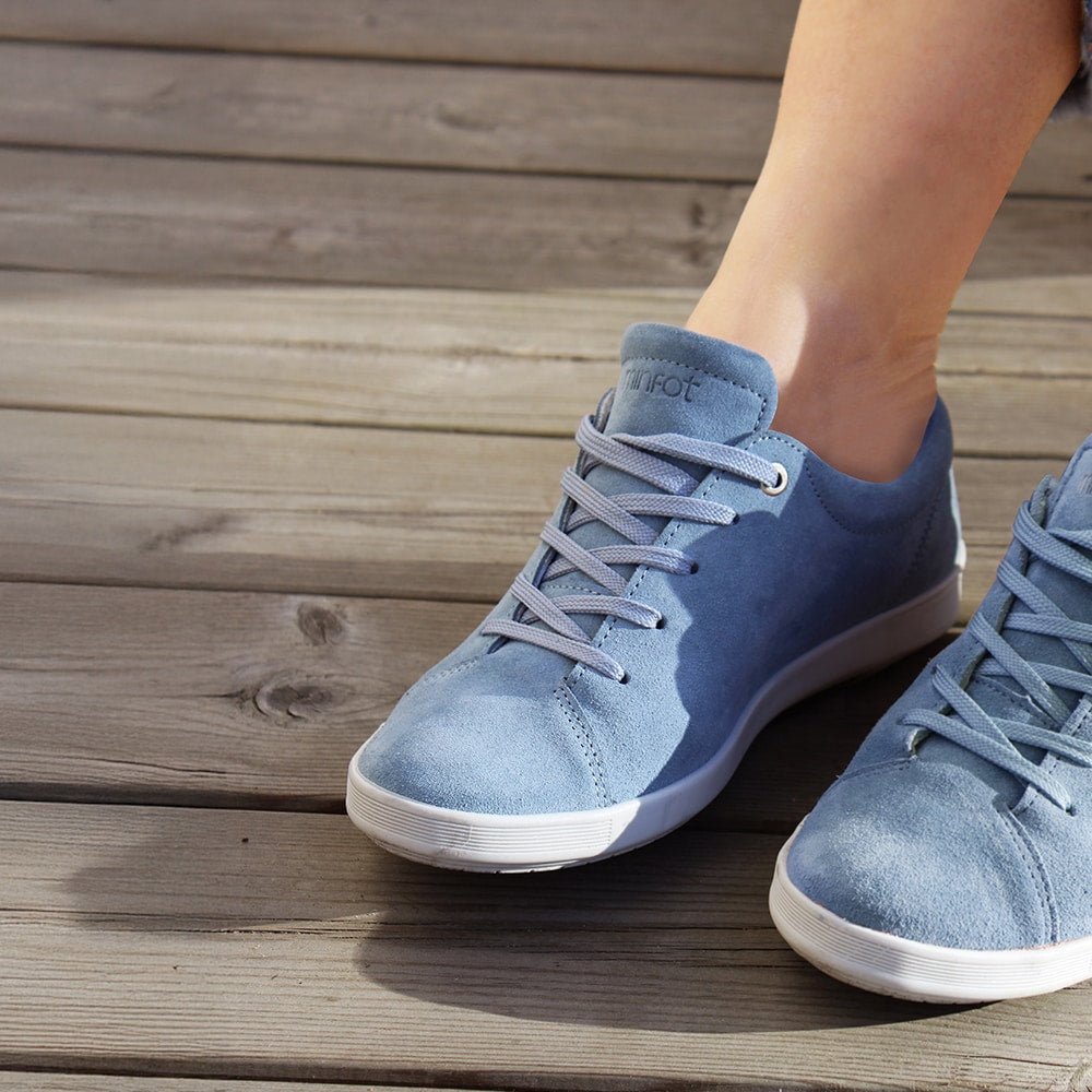 Produktbild 13 - Minfot Aveny Sneaker Mocka Ljusblå