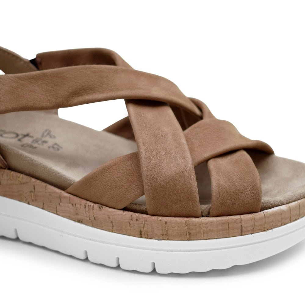 Produktbild 9 - Minfot Remmsandaler Sami Nubuck Tan
