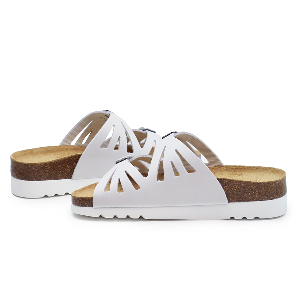 Scholl Sandal Dame Ystad Off-white