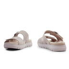 Minfot Abby Sandaler Dame Borrelås Taupe