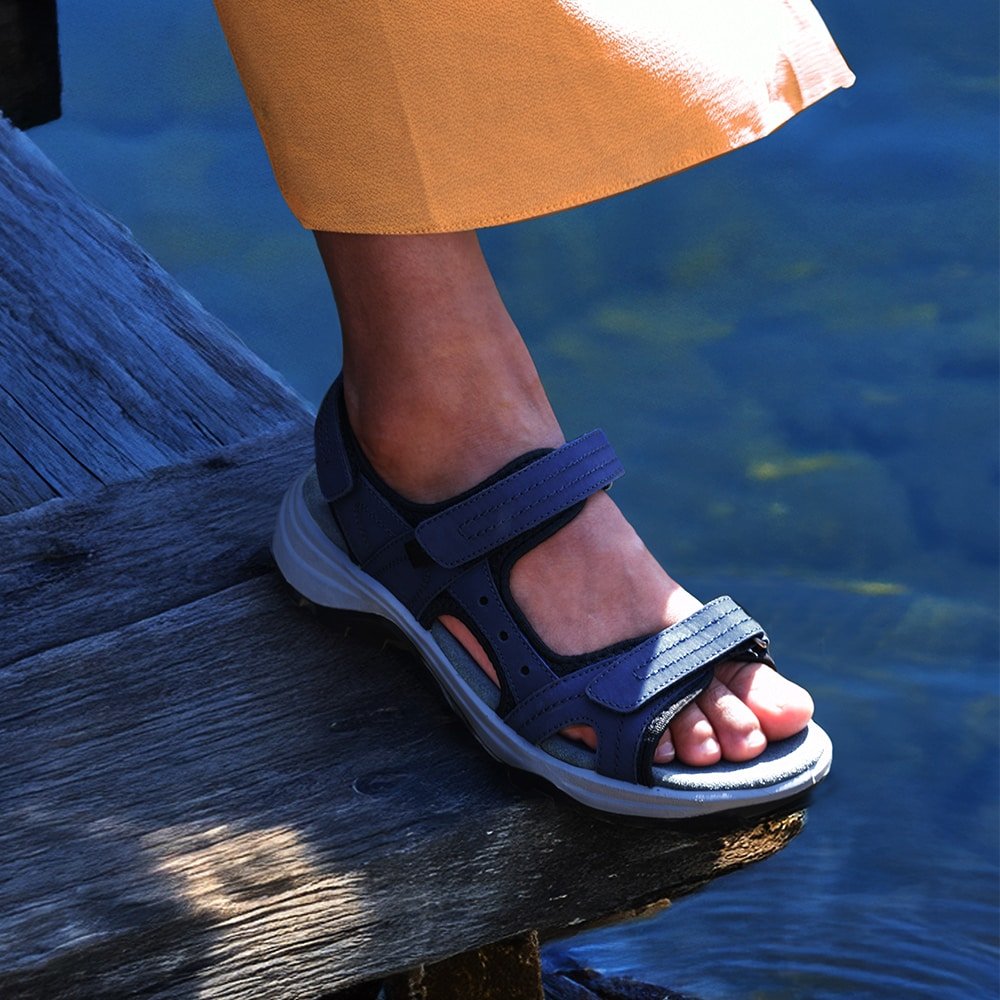 Minfot Sandaler Sandhamn Dame Nubuck Navy