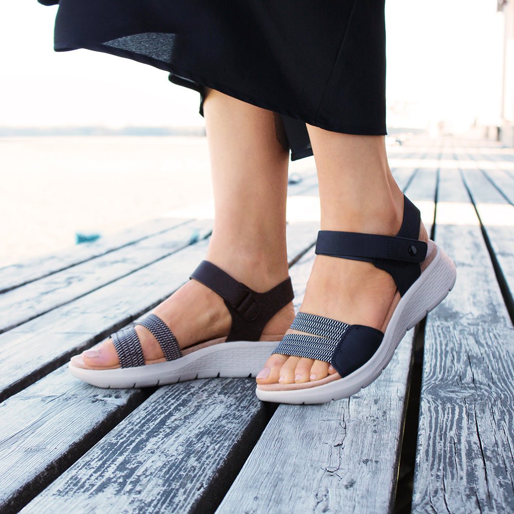 Minfot Cloudlite Eve Sandaler Dame Svart