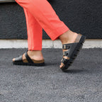 Minfot Upstep Lux Sandaler Dame Svart