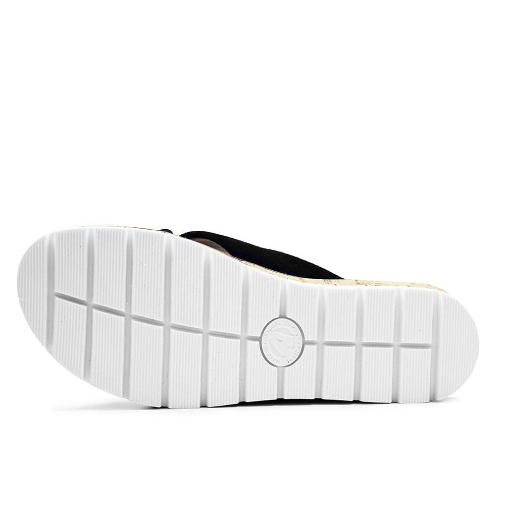 Minfot Sandaler Raposa Dame Svart