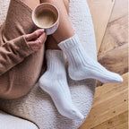 Falke Bedsock Strømper Dame Hvit 1-pk