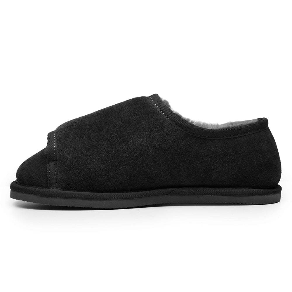 Produktbild 3 - Minfot Saueskinntøfler Åpnesbar Spesialsko Molde Svart