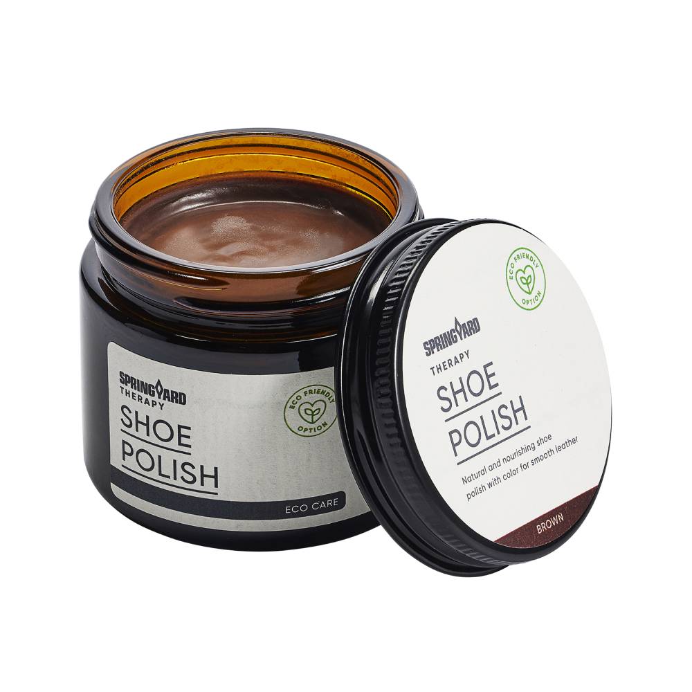 Springyard Shoe Polish Skokrem Lær Brun