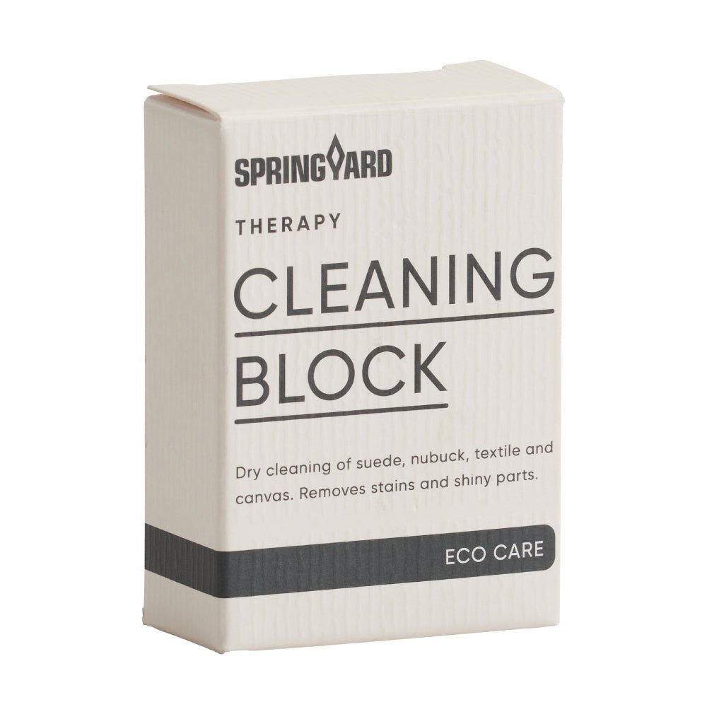 Springyard rengjøringsblokk for semsket skinn