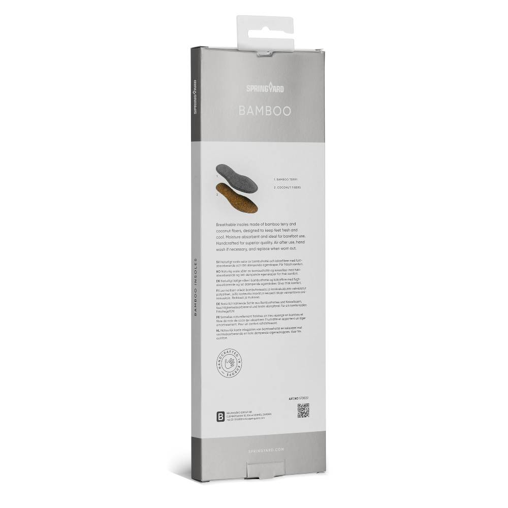 Springyard Bambu Fresh Insoles Skoinlegg