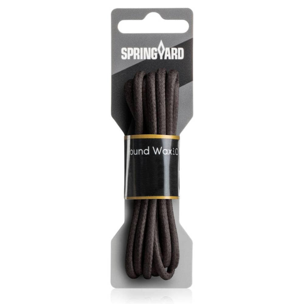 Produktbild 2 - Springyard Skosnören Round Wax Dark Brown
