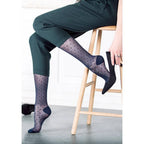 SupCare Støttestrømper Nylon Prikker Navy 1-pk