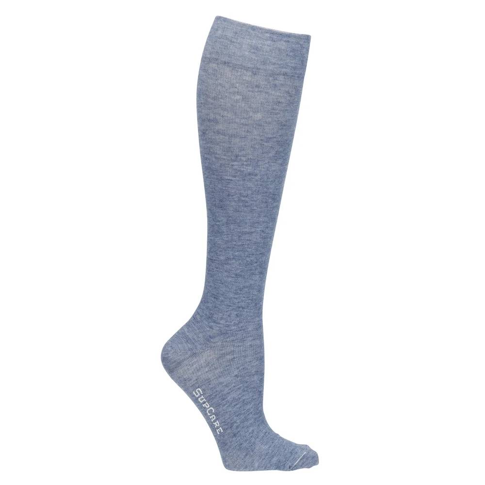 SupCare Stödstrumpor Wool Blue Mel