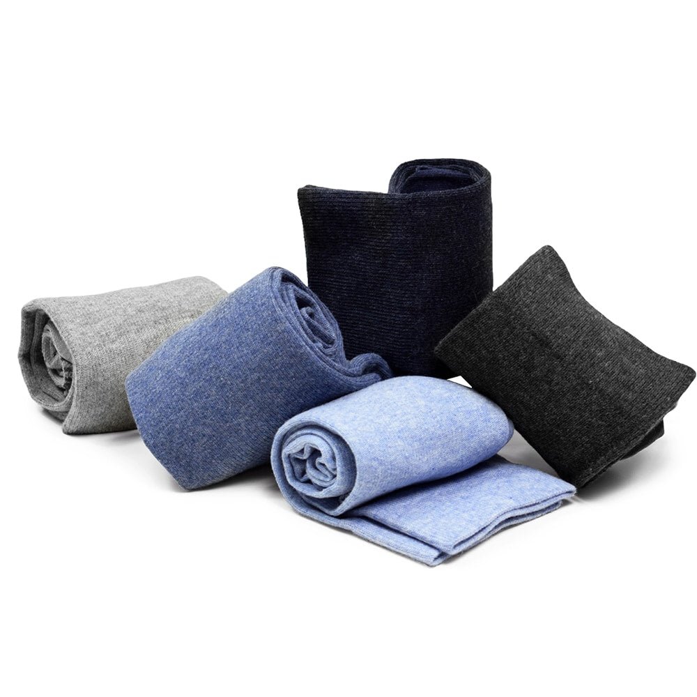 Produktbild 3 - Minfot Stödstrumpor Bomull Eco Melange 5-pack