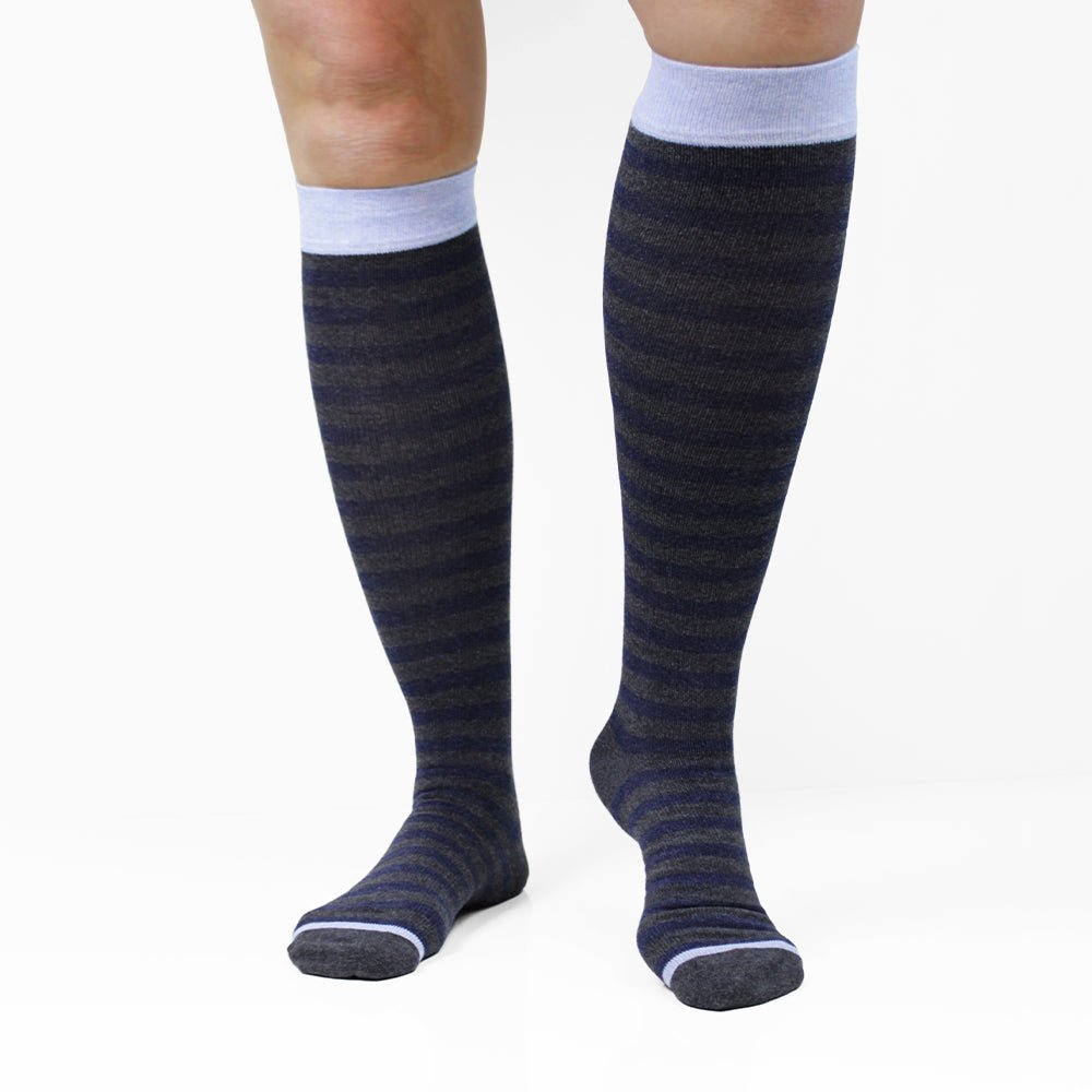 Produktbild 3 - Minfot Støttestrømper Bomull Eco Line Grey 1-pk