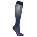 SupCare Støttestrømper Nylon Prikker Navy 1-pk