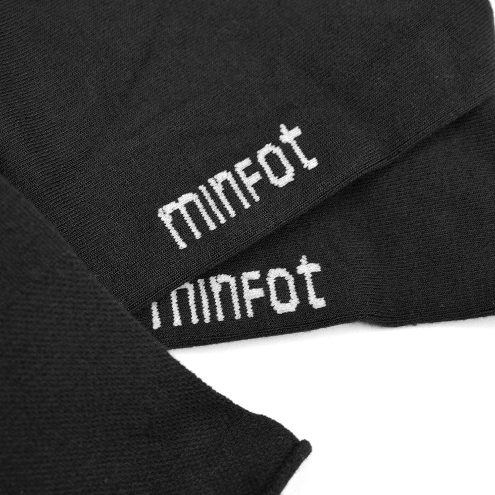 Produktbild 3 - Minfot Sensitive Bambus Strømper Svart 5-pk