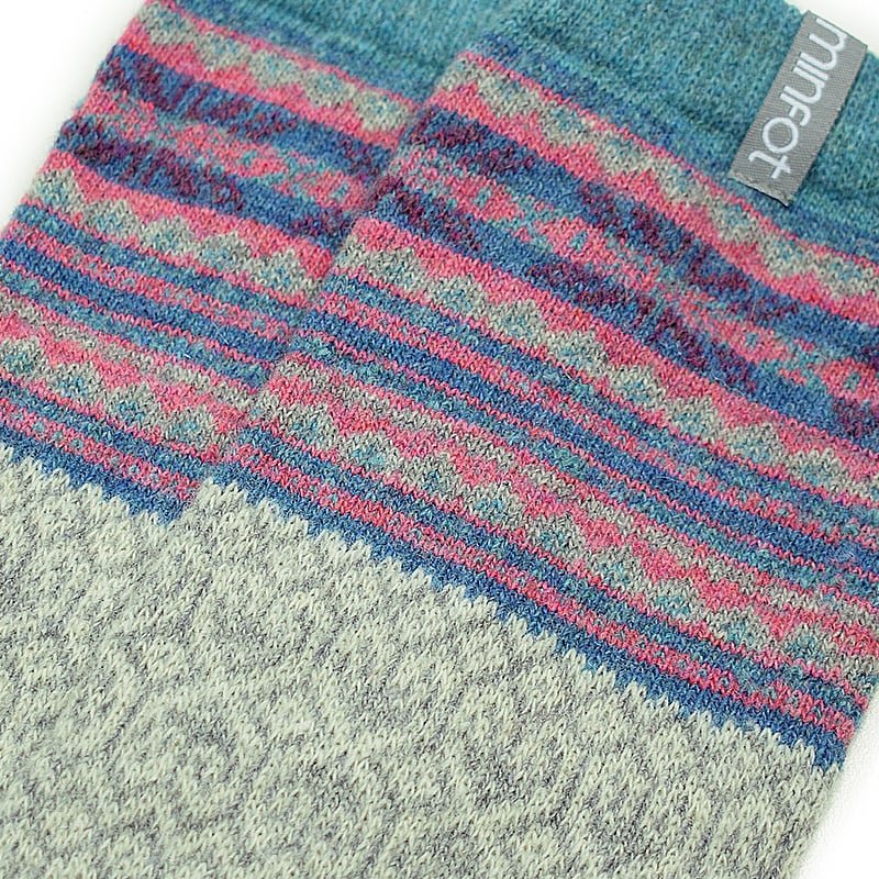 Minfot Ullsokker Mys Multi 2-pack
