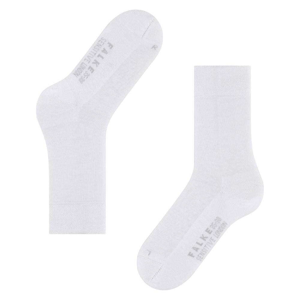 Falke Sensitive London Sokker Bomull Dame Hvit 1-pk