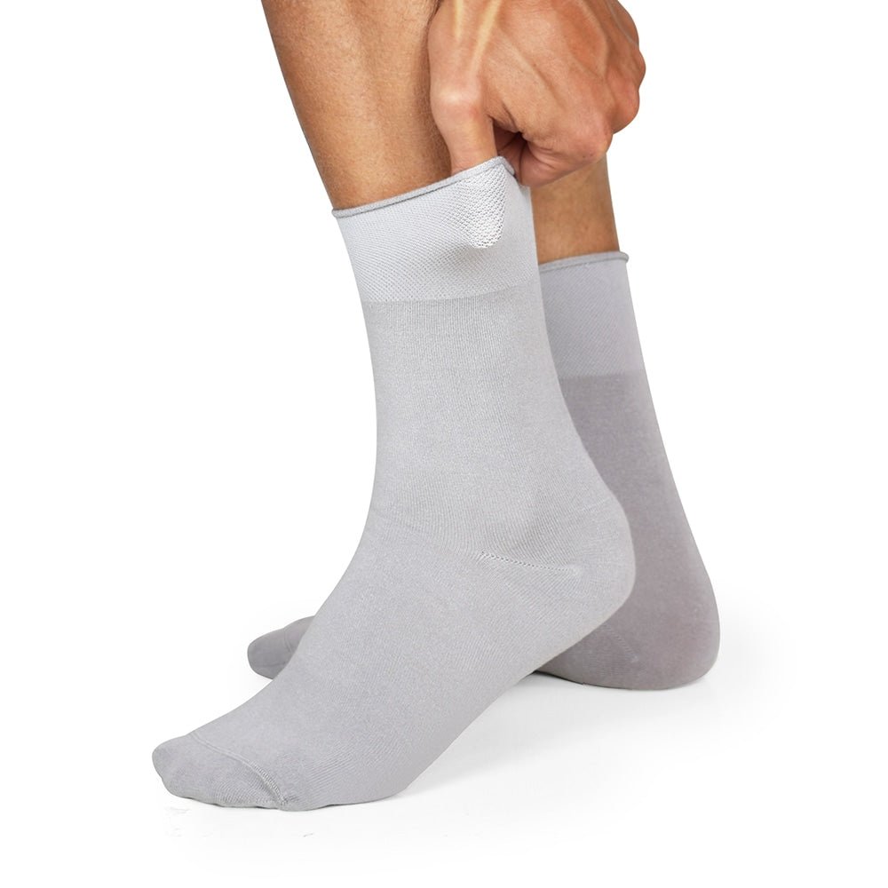 strumpor-med-extra-mjuk-resar-Minfot-sensitive-Bambu-Stone-Mix-5-pack