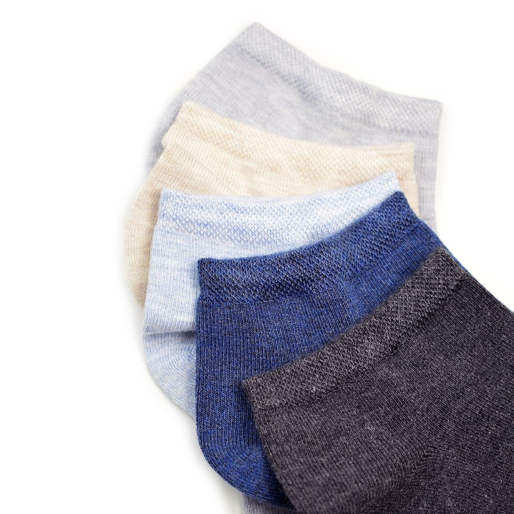 Produktbild 6 - Minfot Bambusstrømper Sneaker Sensitive Melange 5-Pack