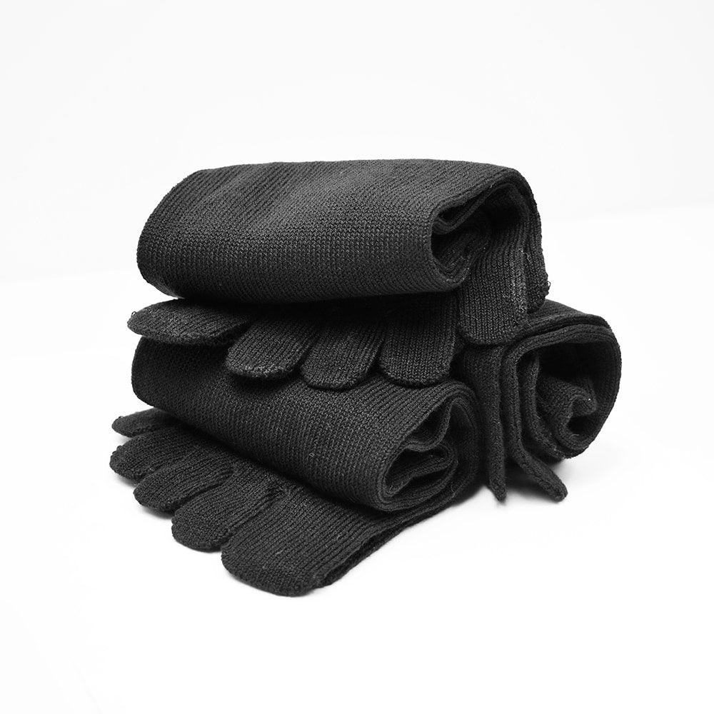 Minfot Tåstrømper Merinoull Svart Mix 3-pk