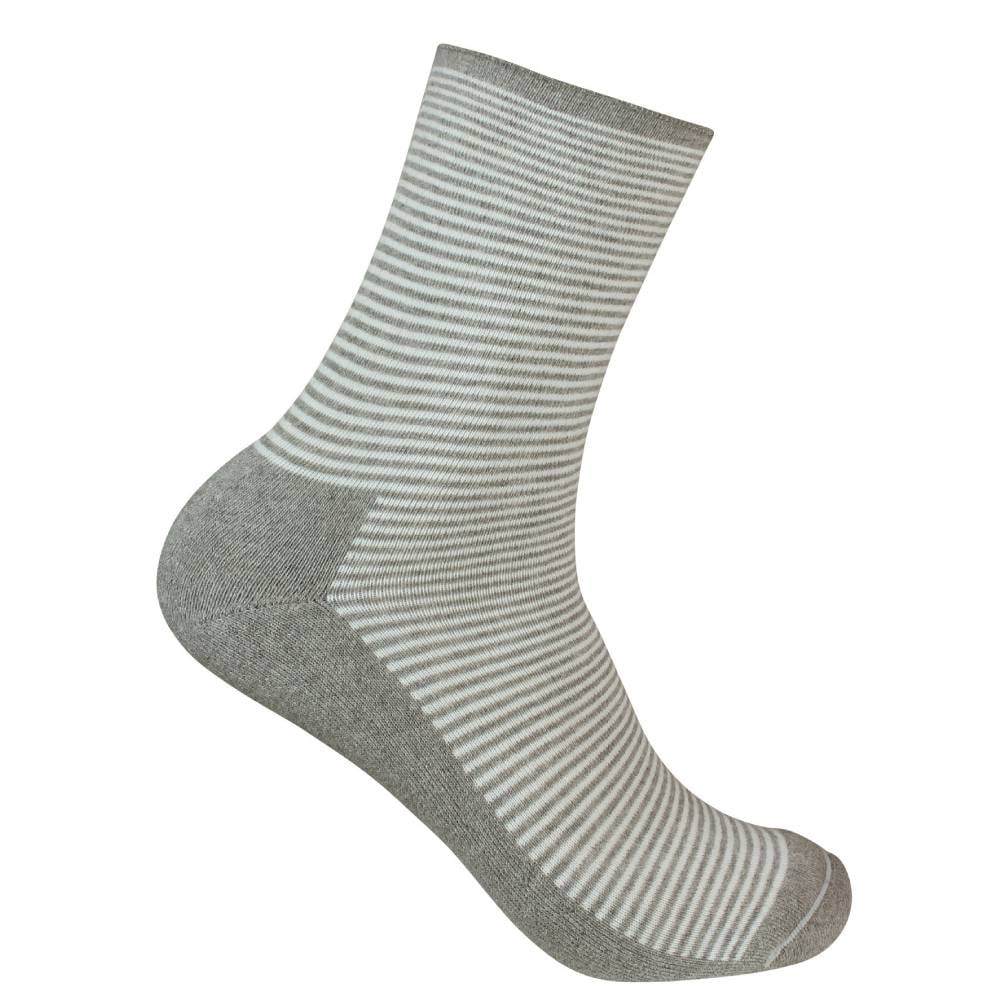 Doktorn Rekommenderar Strømper Diabetic Stripet Grå
