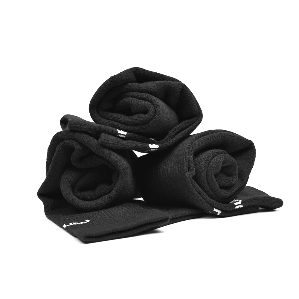 Produktbild 3 - Minfot Vandringsstrømper Bambus Merinoull  Svart 3-pk