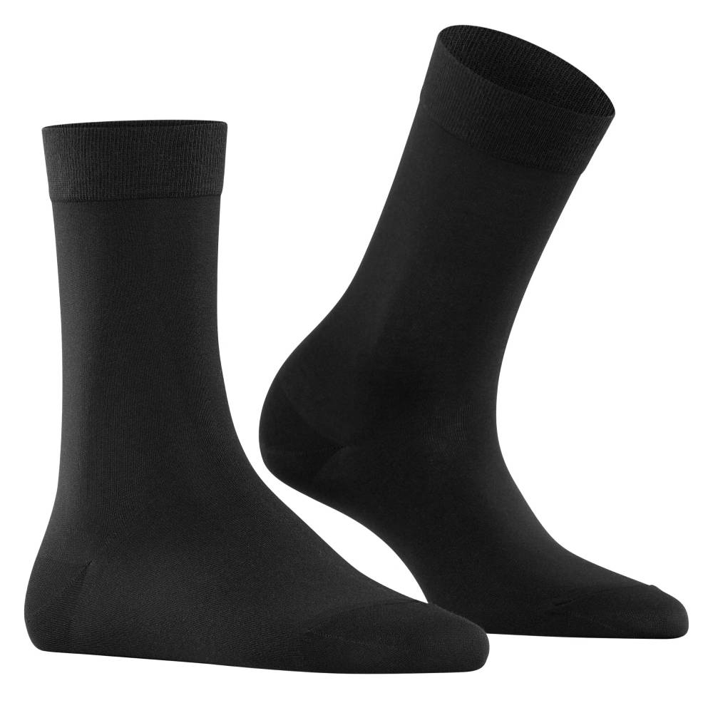 Falke Cotton Touch Strømper Dame Svart