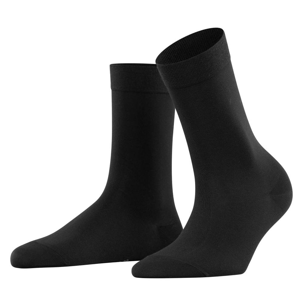 Falke Cotton Touch Strømper Dame Svart 1-pk