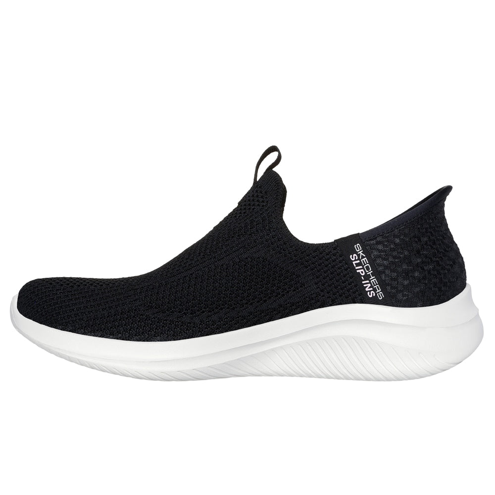 Skechers Ultra Flex 3.0 Easy Win Dame Slip-Ins Black White