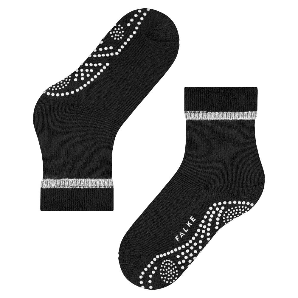 Falke Cuddle Pads Strømper Dame Non-slip Svart