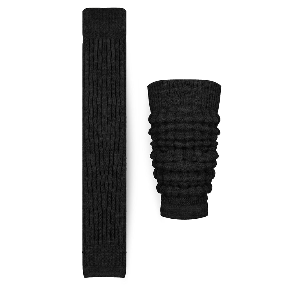 Minfot Benvarmere Ullmix Svart 1-pk