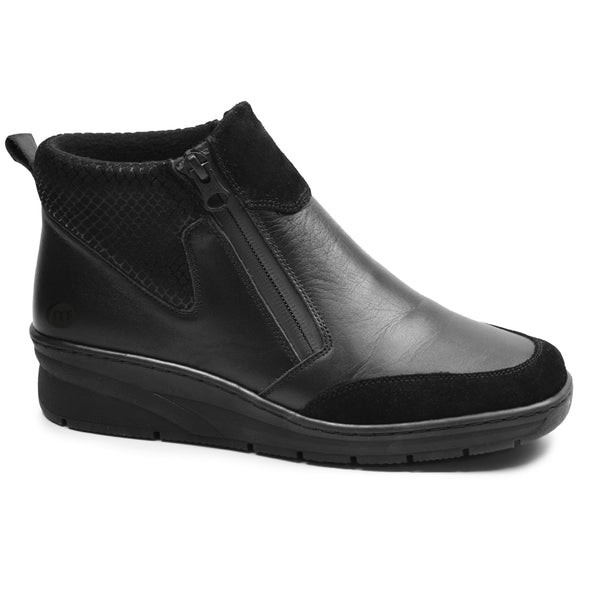 Minfot Hilma Boots med Glidelås TEX-membran Svart