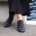 Minfot Aveny Sneaker Dame Skinn Svart