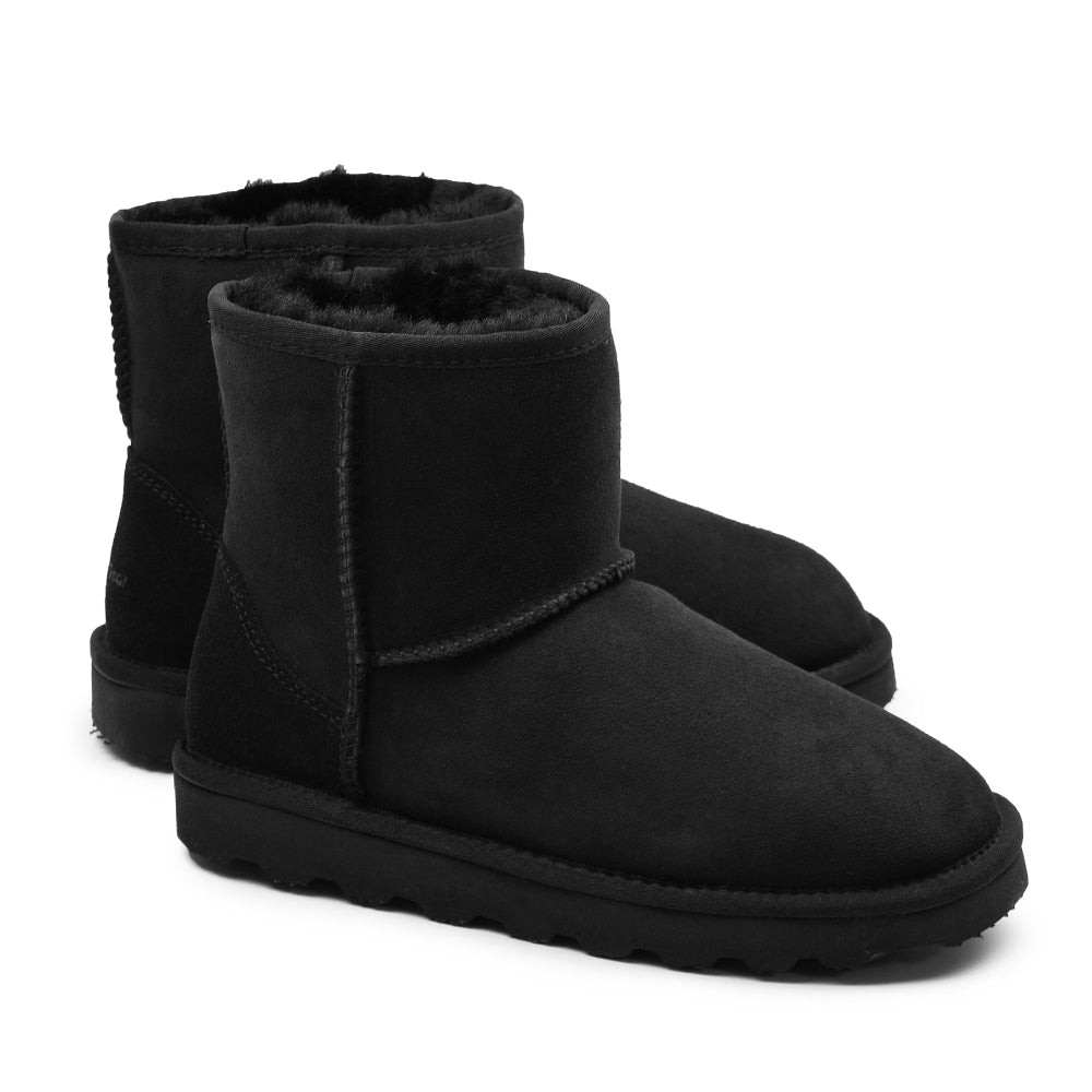 Rugged Gear Støvler Saueskinn Classic Black 