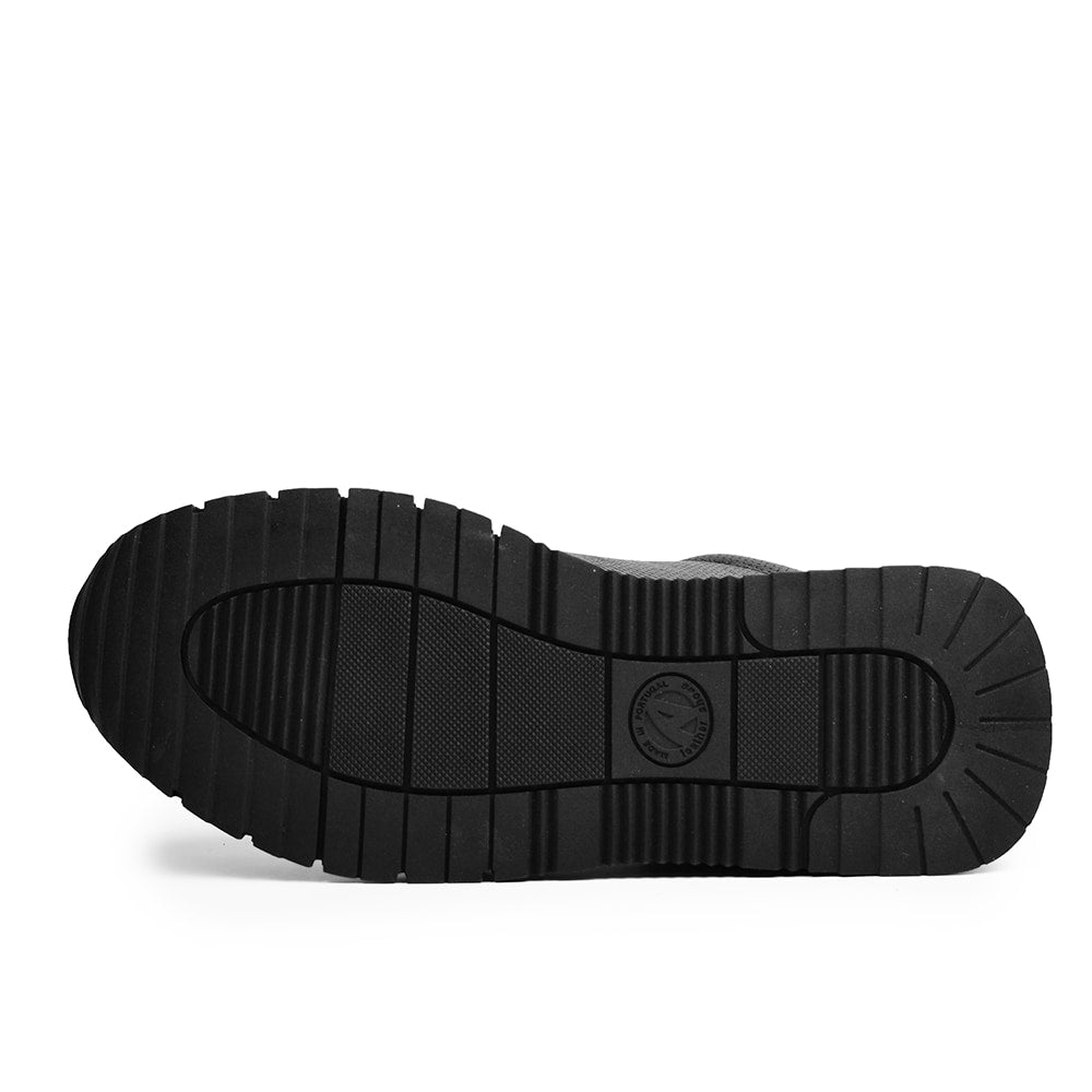 Produktbild 6 - Minfot Max Comfort Sneakers Zip Skinn Svart