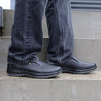 Minfot Rex Loafer Herre Vannavvisende TEX Skinn Svart