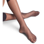 Falke Pure Matt Knestrømper Dame Nylon 20 den Svart 1-pk
