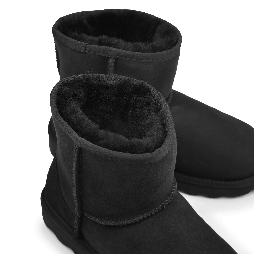 Rugged Gear Støvler Saueskinn Classic Black 