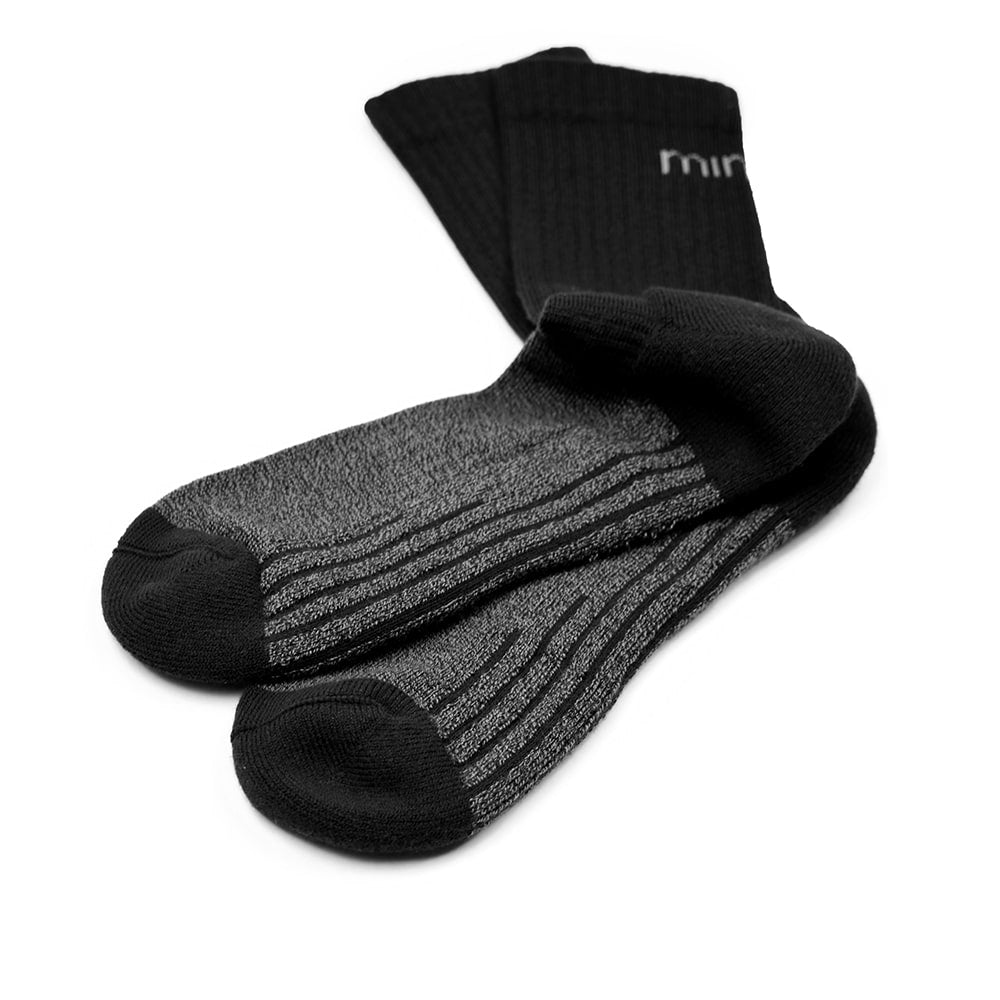 Minfot Strømper Cool Max Svart 3-Pack