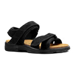 Minfot Sandaler Flex Svart Semsket skinn