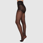 Swedish Stockings Strømpebukser Anna 40 DEN Svart