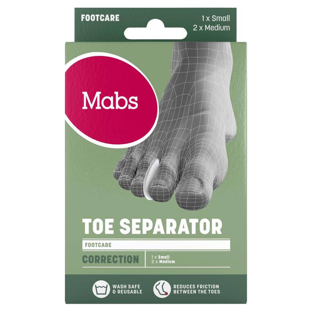 Mabs Toe Separator Tåskiller 3-pack