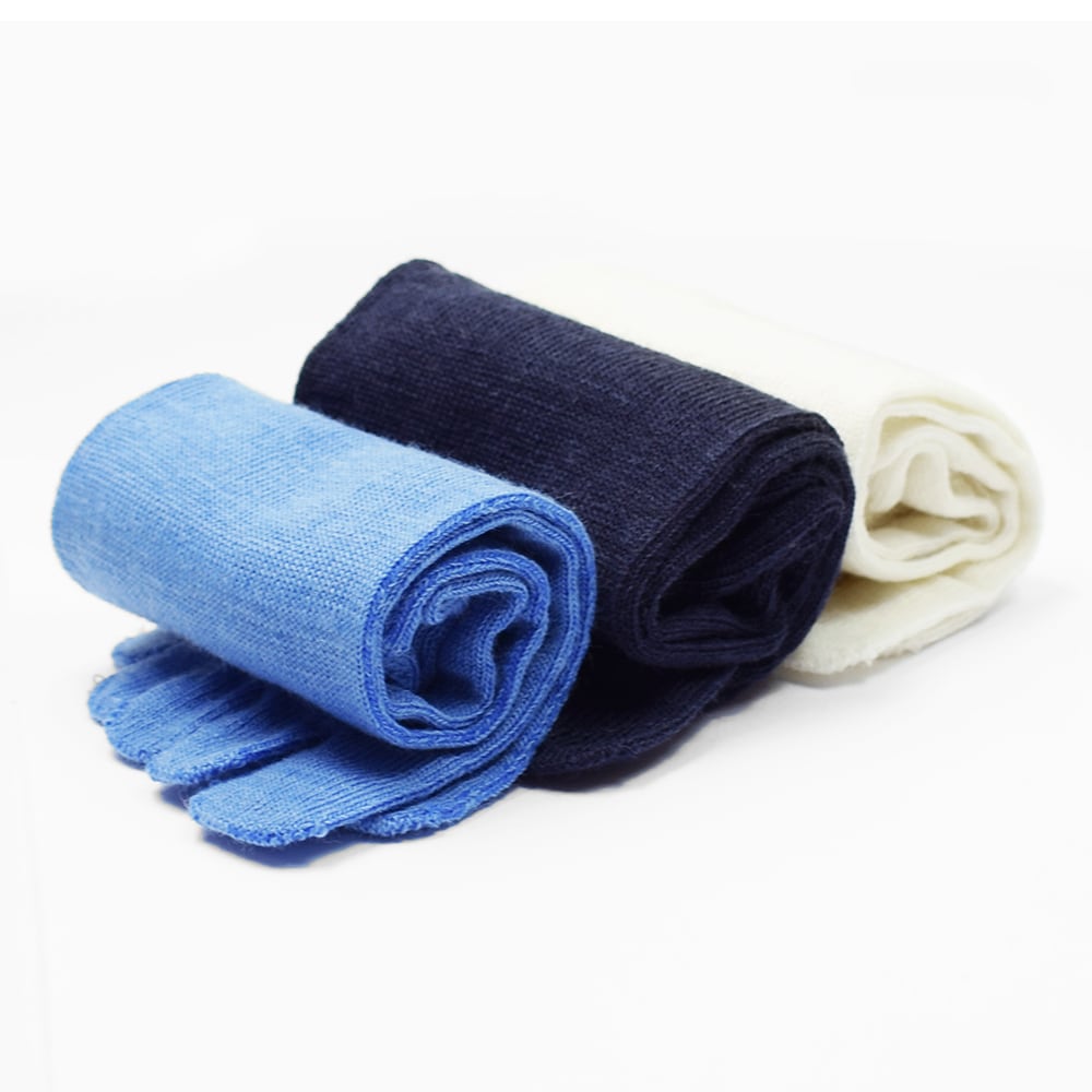 Produktbild 5 - Minfot Tåstrumpor Merinoull River Mix 3-pack