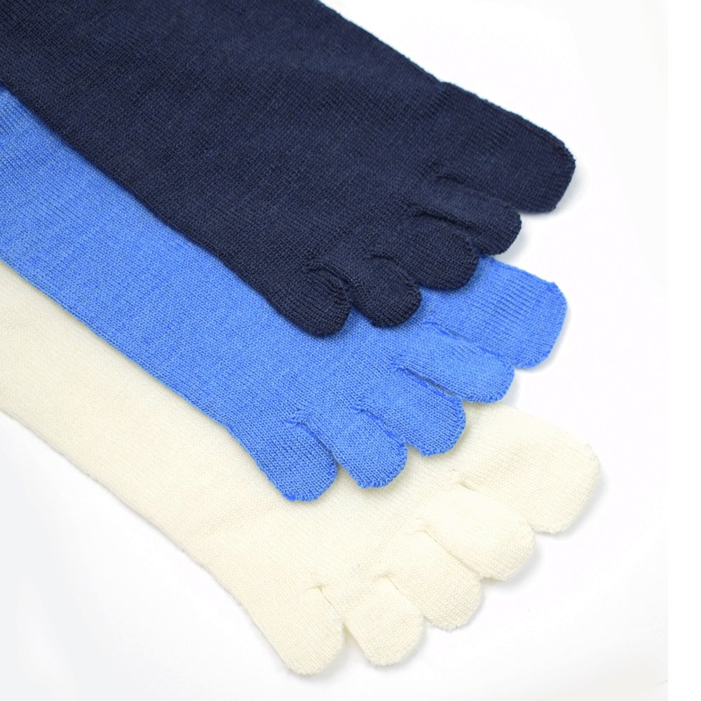 Produktbild 3 - Minfot Tåstrumpor Merinoull River Mix 3-pack