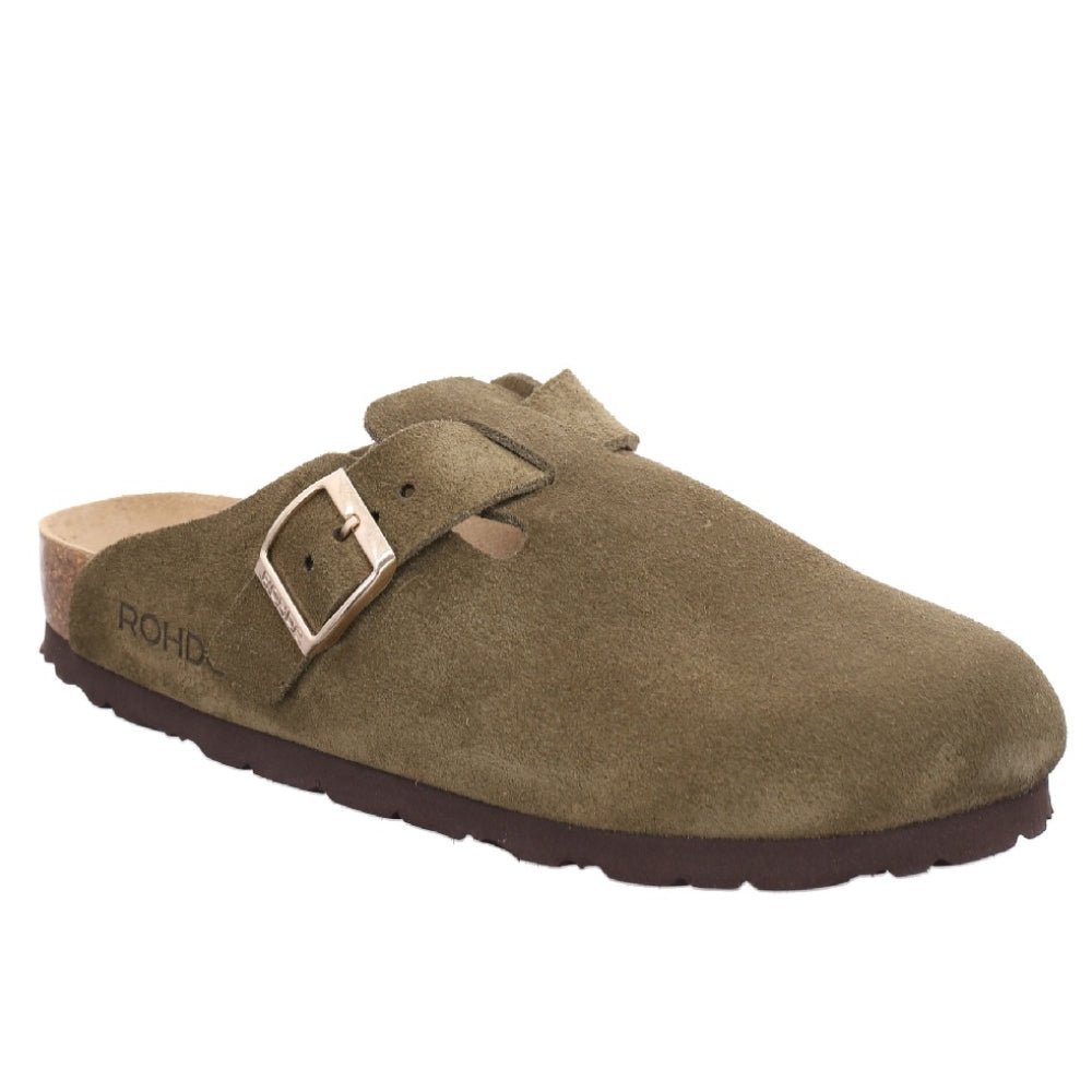 Rohde Tøfler Dame Alba Semsket skinn Fango