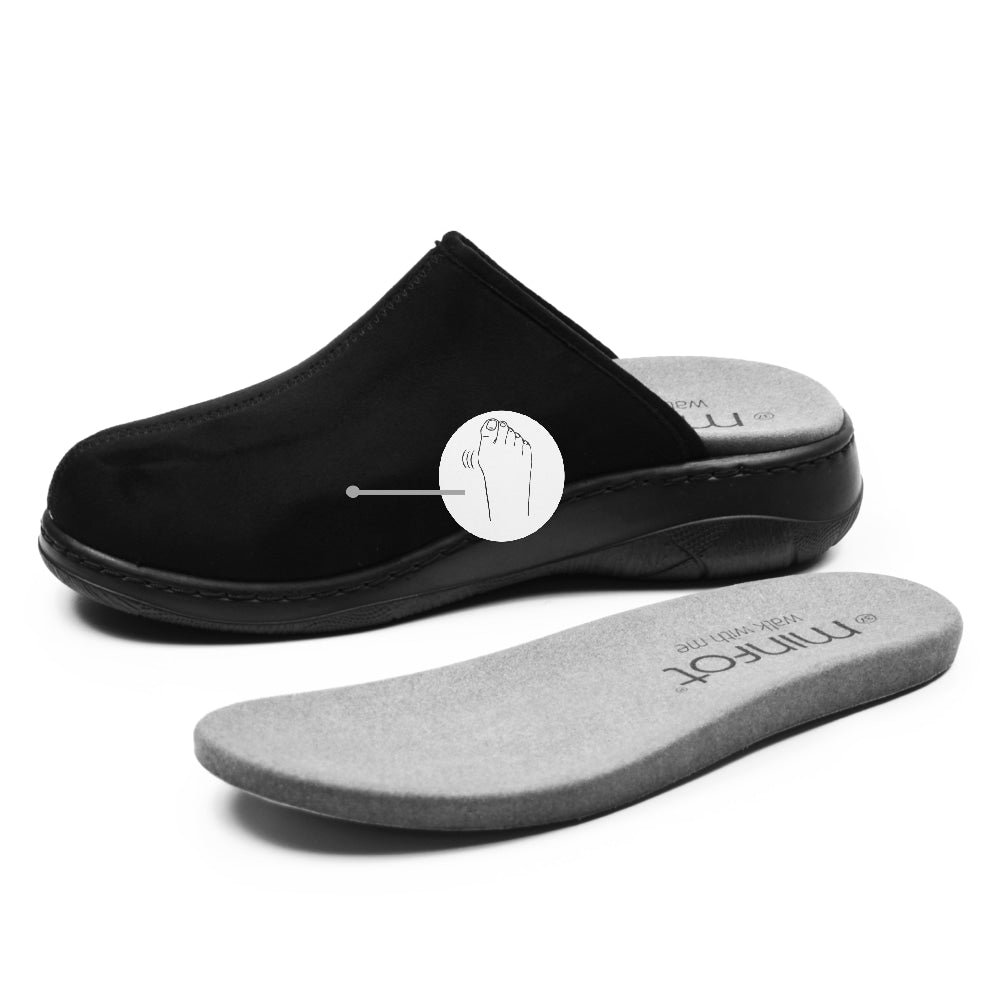 Produktbild 6 - Minfot Tøfler Stretch Panter Svart