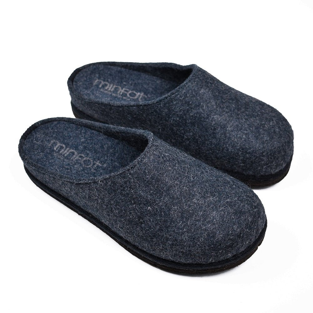 Minfot Tøfler Slip-on Viken Ull Navy
