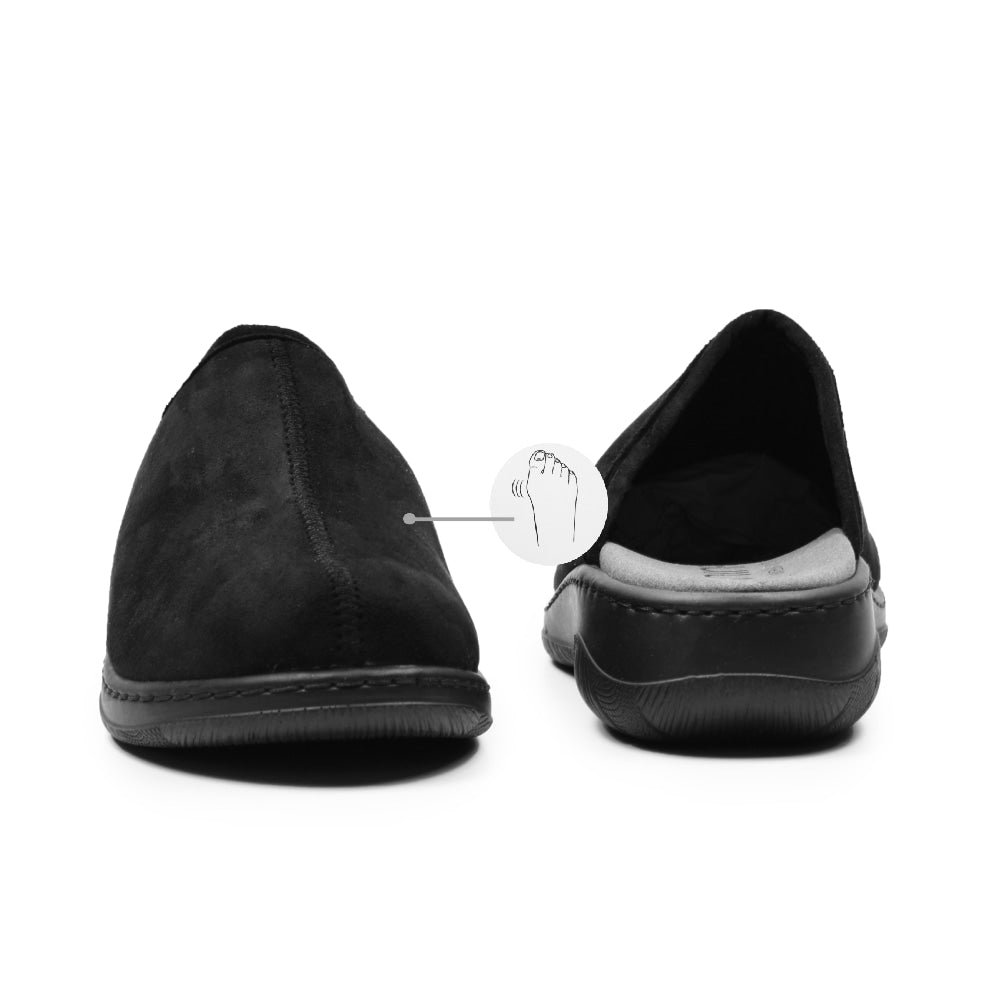 Produktbild 2 - Minfot Tøfler Stretch Panter Svart