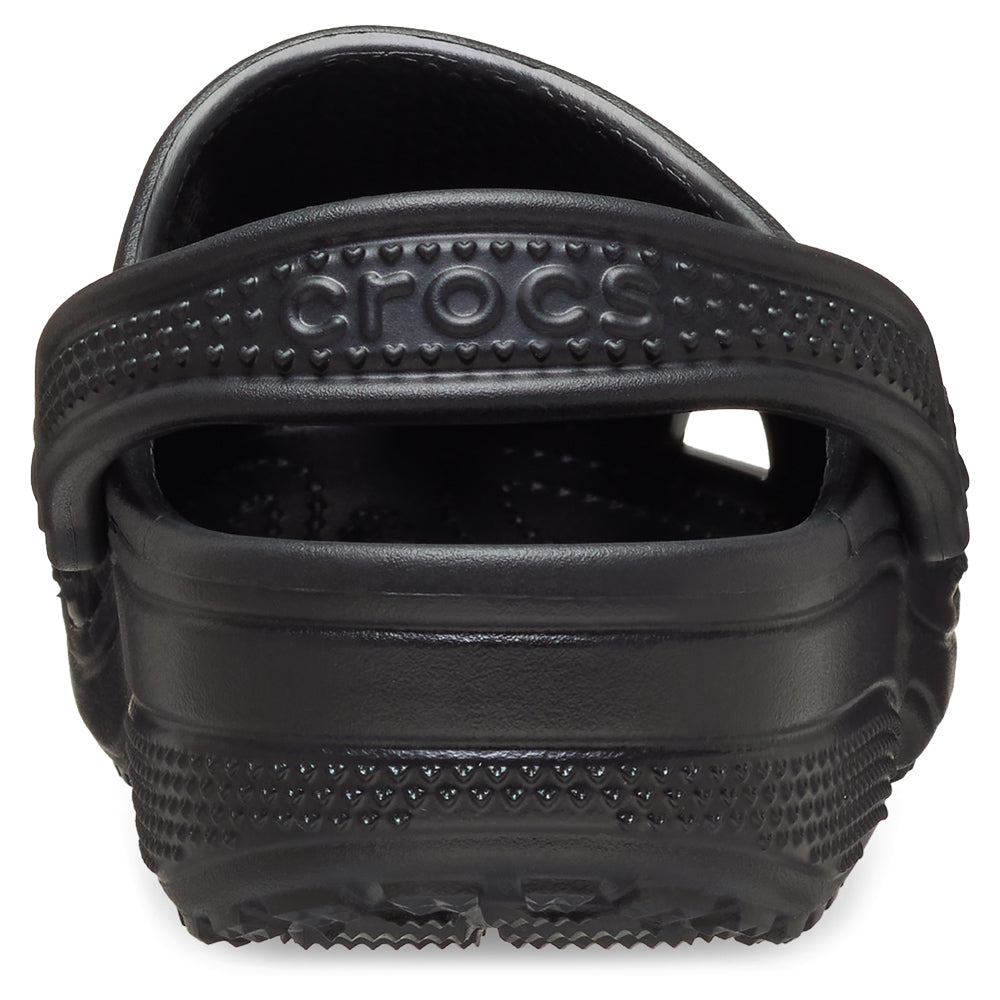 Crocs Classic Clog Hearts Cut Out Black 